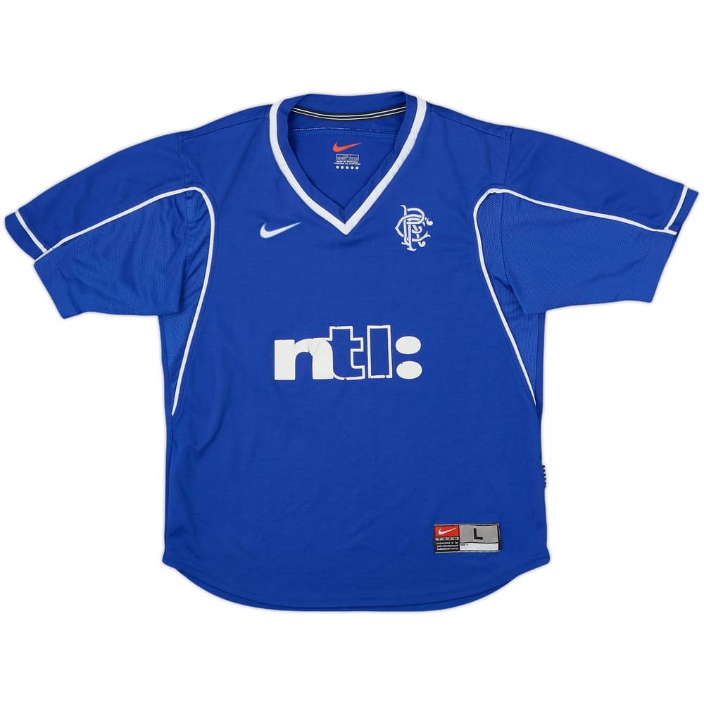 1999-01 Rangers Home Shirt - 6/10 - (L.Boys)