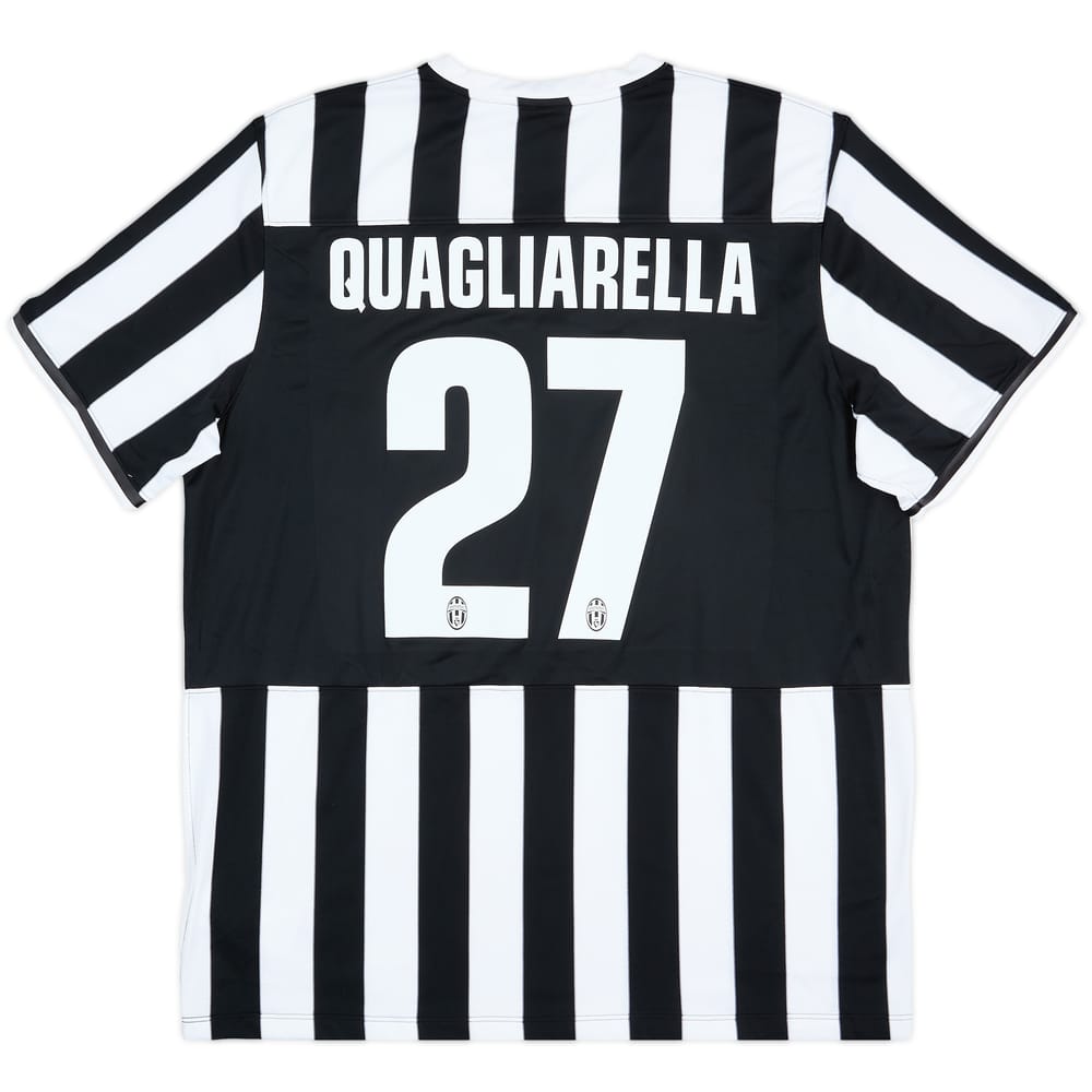 Camiseta de local de la Juventus 2013-14 Quagliarella #27 - 9/10 - (XXL)