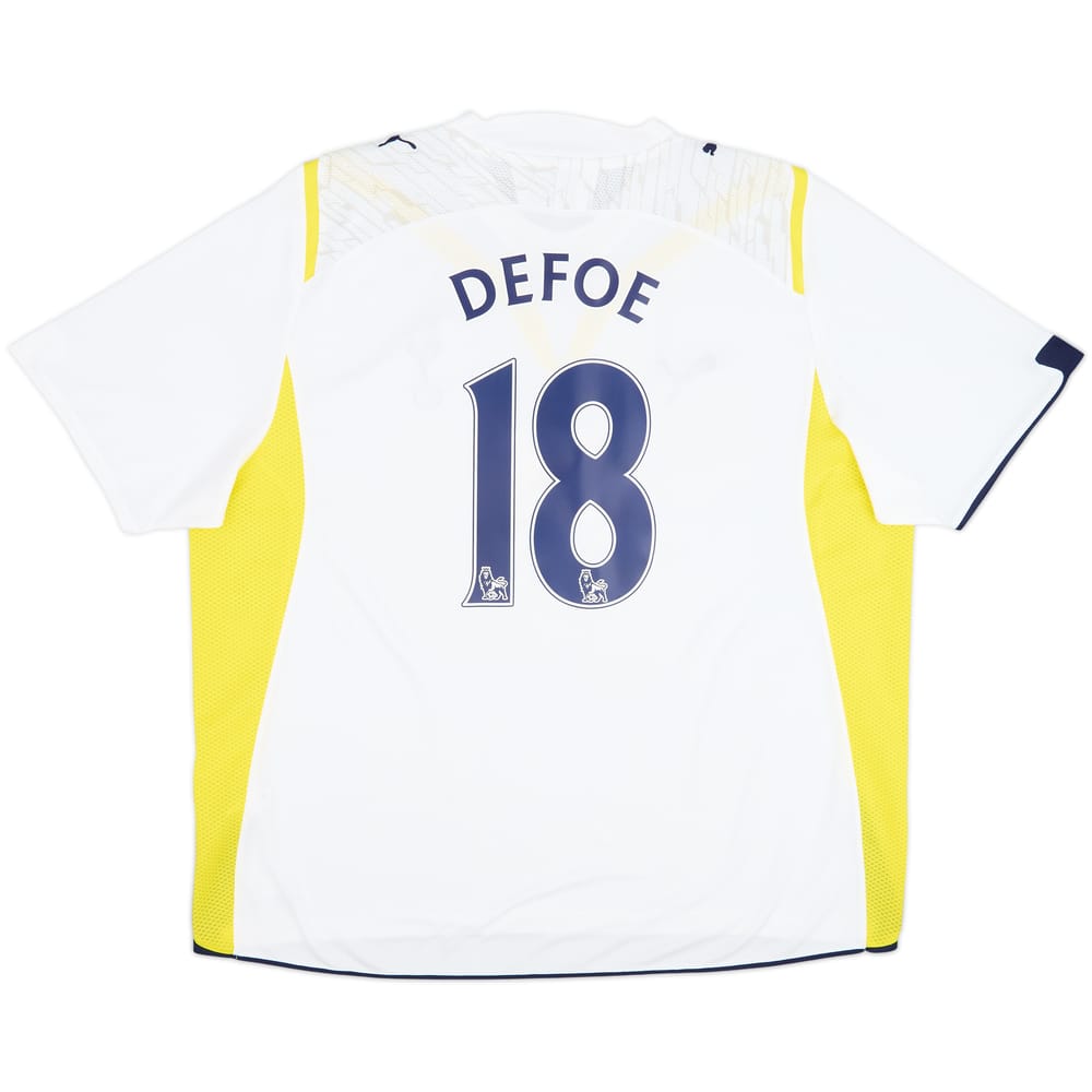 2009-10 Tottenham Home Shirt Defoe #18 - 6/10 - (XXL)