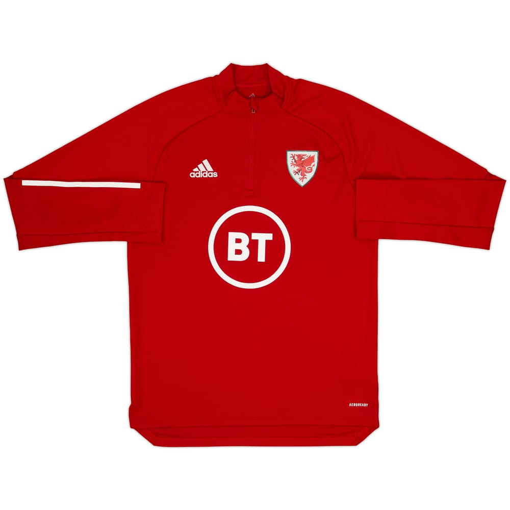 2019-20 Wales adidas 1/4 Zip Drill Top - 10/10 - (M)