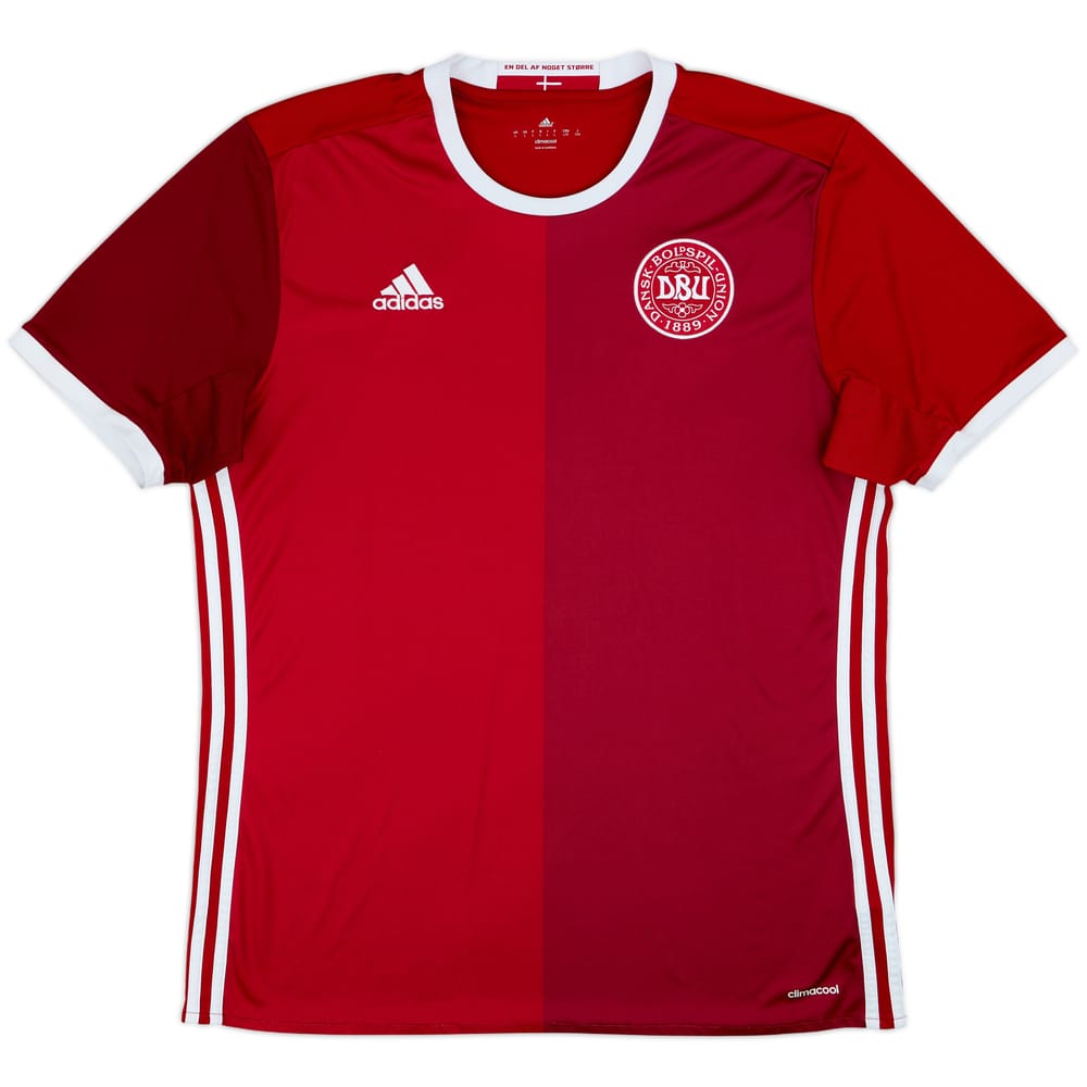 Camiseta de local de Dinamarca 2015-16 - 8/10 - (L)