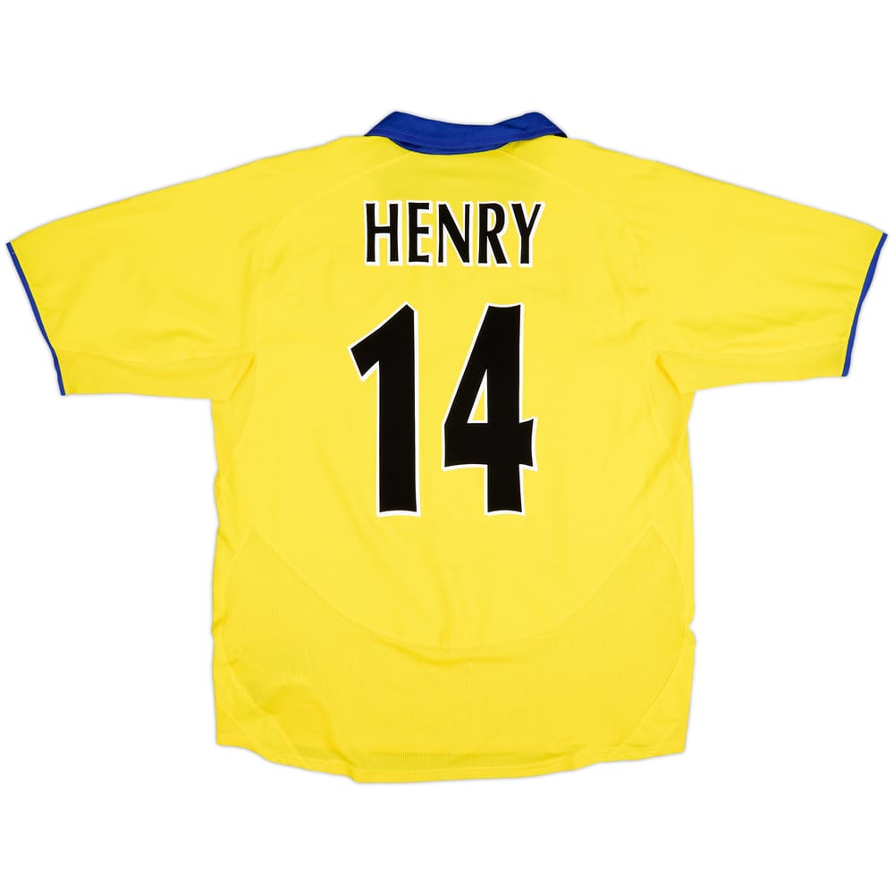 2003-05 Arsenal Away Shirt Henry #14 - 8/10 - (L)