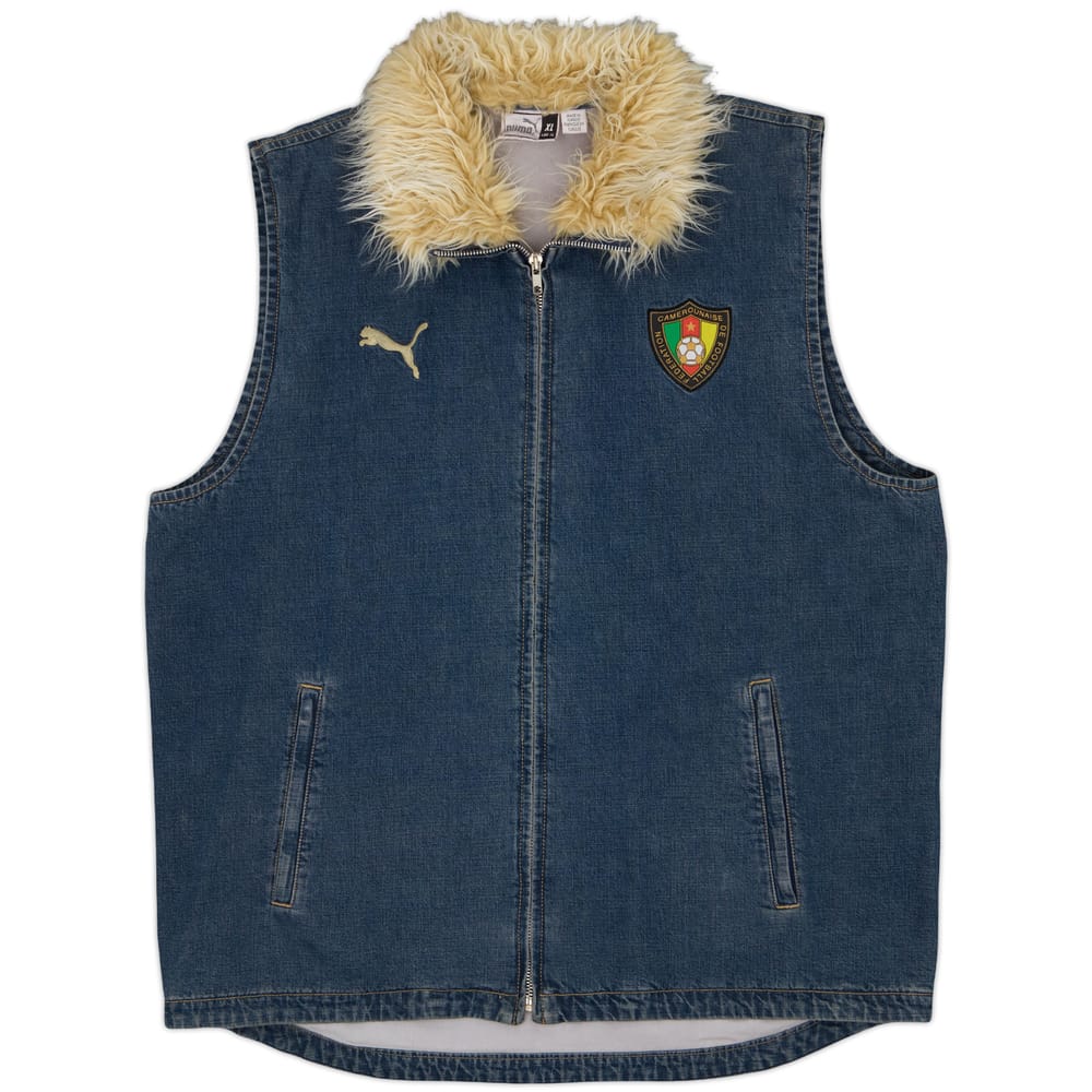 2002-04 Cameroon Puma Denim Gilet - 6/10 - (XL)