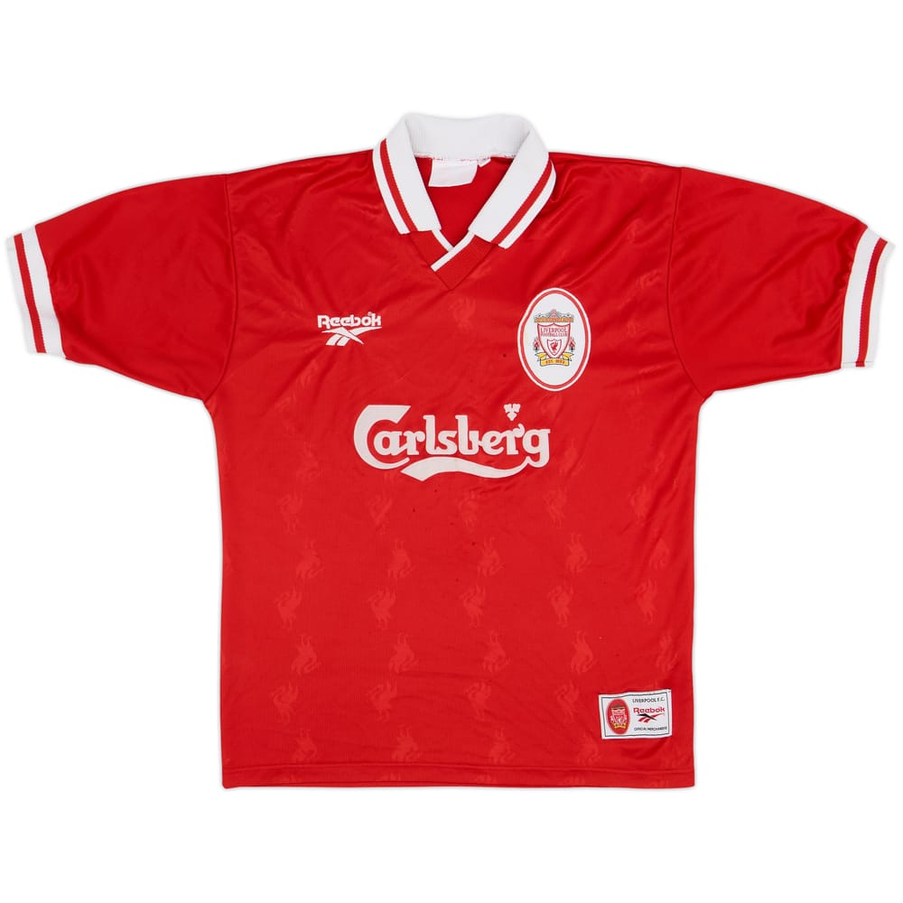 1996-98 Liverpool Home Shirt - 4/10 - (M)