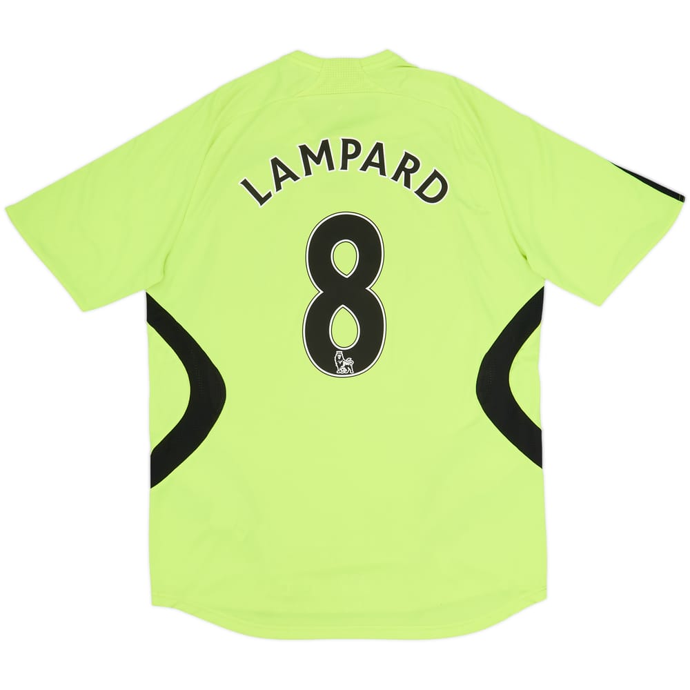2007-08 Chelsea Away Shirt Lampard #8 - 6/10 - (L)
