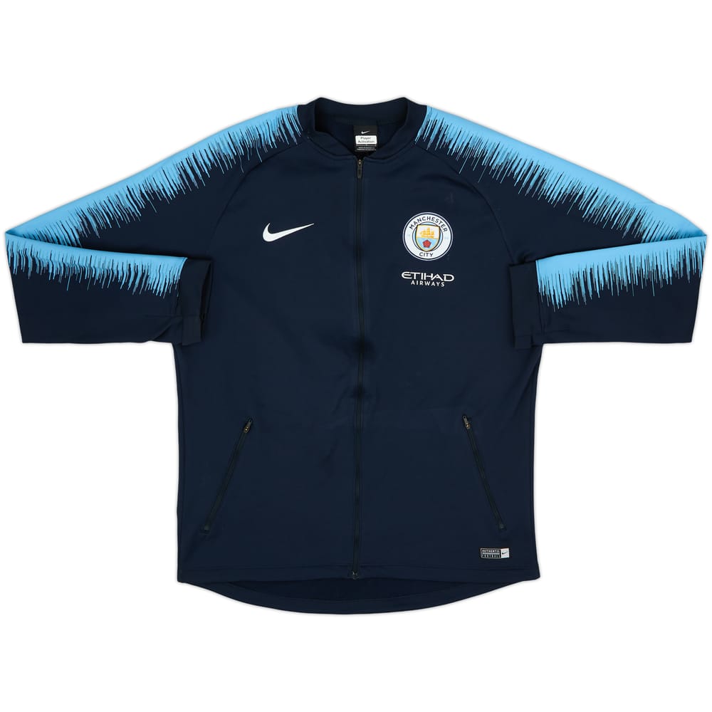 2018-19 Manchester City Nike Track Jacket - 8/10 - (L)