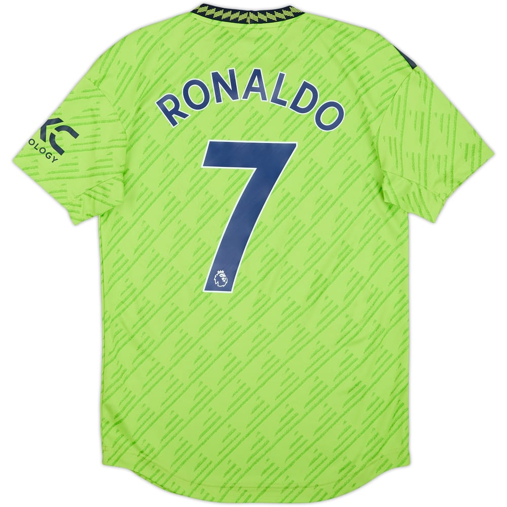 Camiseta auténtica de la tercera equipación del Manchester United 2022-23 Ronaldo #7 (S)
