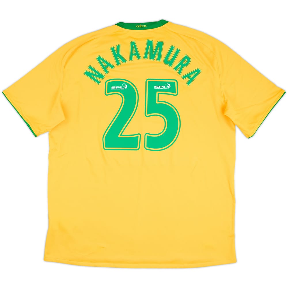 2008-09 Celtic Away Shirt Nakamura #25 - 6/10 - (XL)
