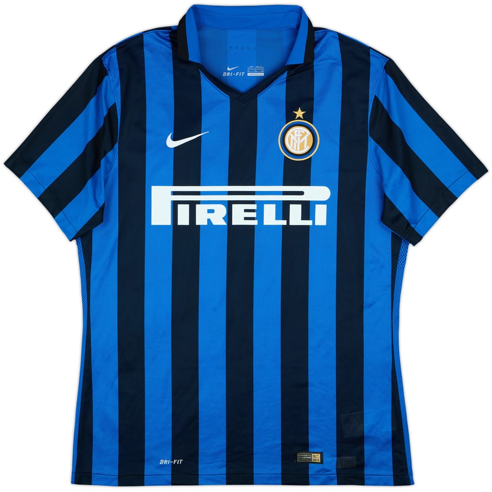 2015-16 Inter Milan Authentic Home Shirt - 10/10 - (XL)