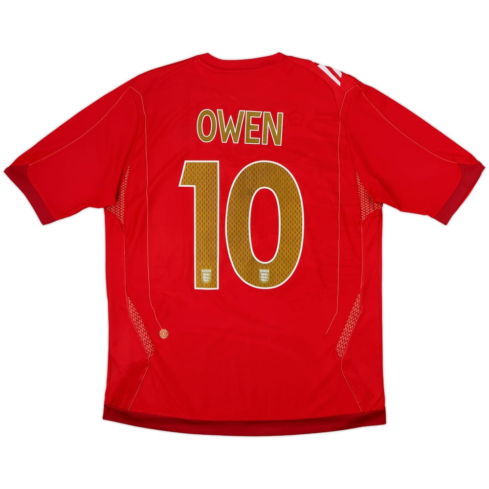 2006-08 England Away Shirt Owen #10 - 7/10 - (L)