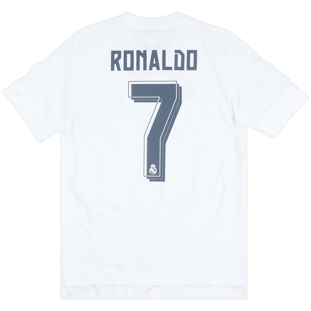 2015-16 Real Madrid Home Shirt Ronaldo #7 - 8/10 - (M)