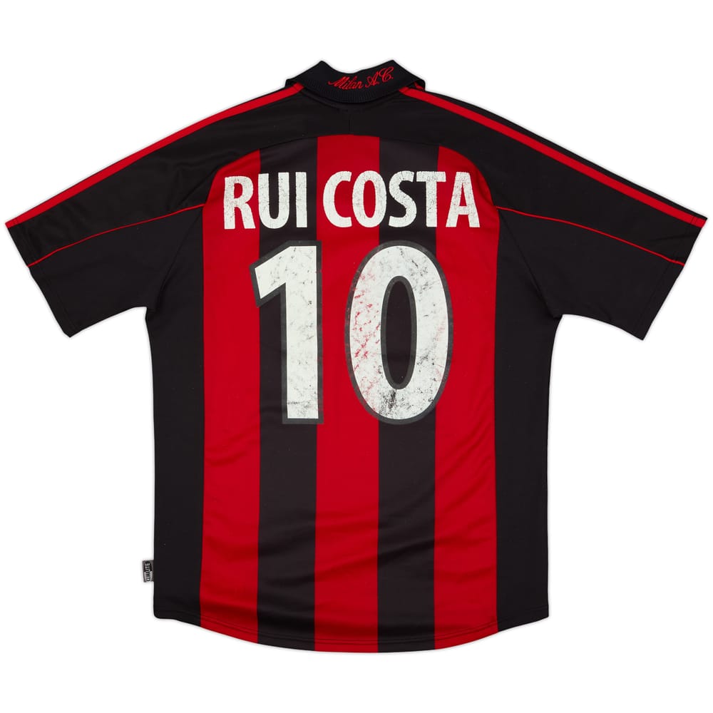 2000-02 AC Milan Home Shirt Rui Costa #10 - 5/10 - (M)
