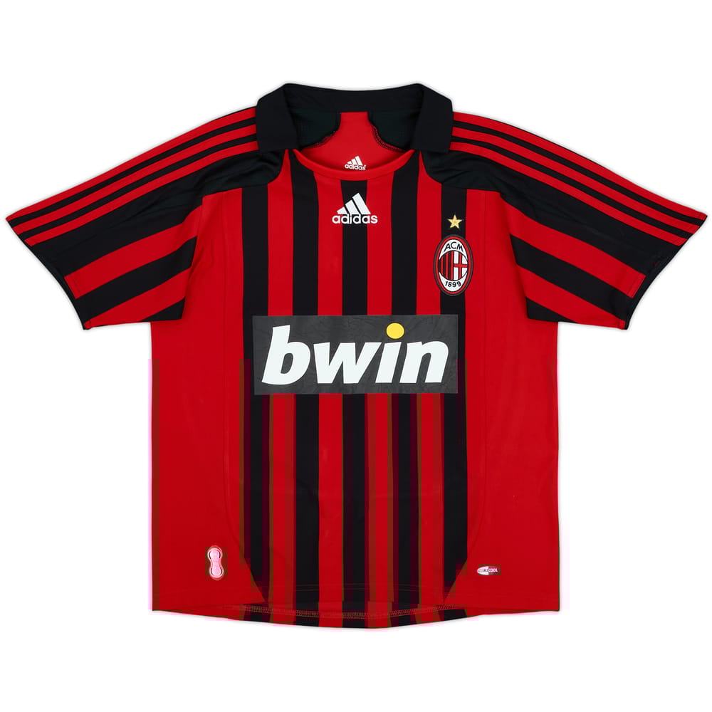 2007-08 AC Milan Home Shirt - 7/10 - (L.Boys)