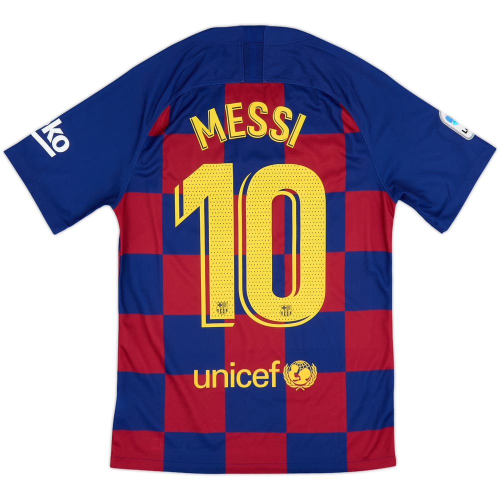 2019-20 Barcelona Home Shirt Messi #10 - 9/10 - (S)