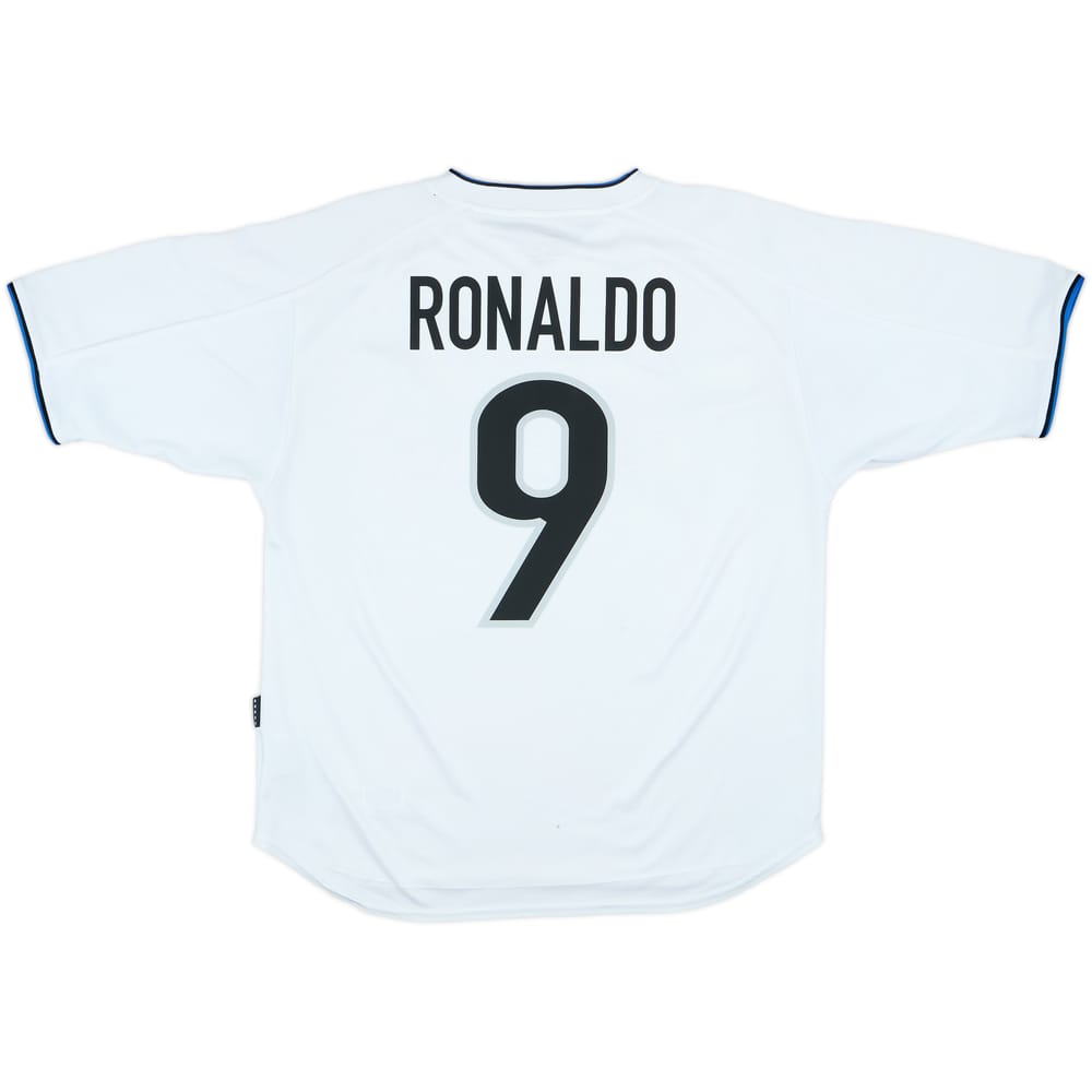 1999-00 Inter Milan Away Shirt Ronaldo #9 - 8/10 - (M)