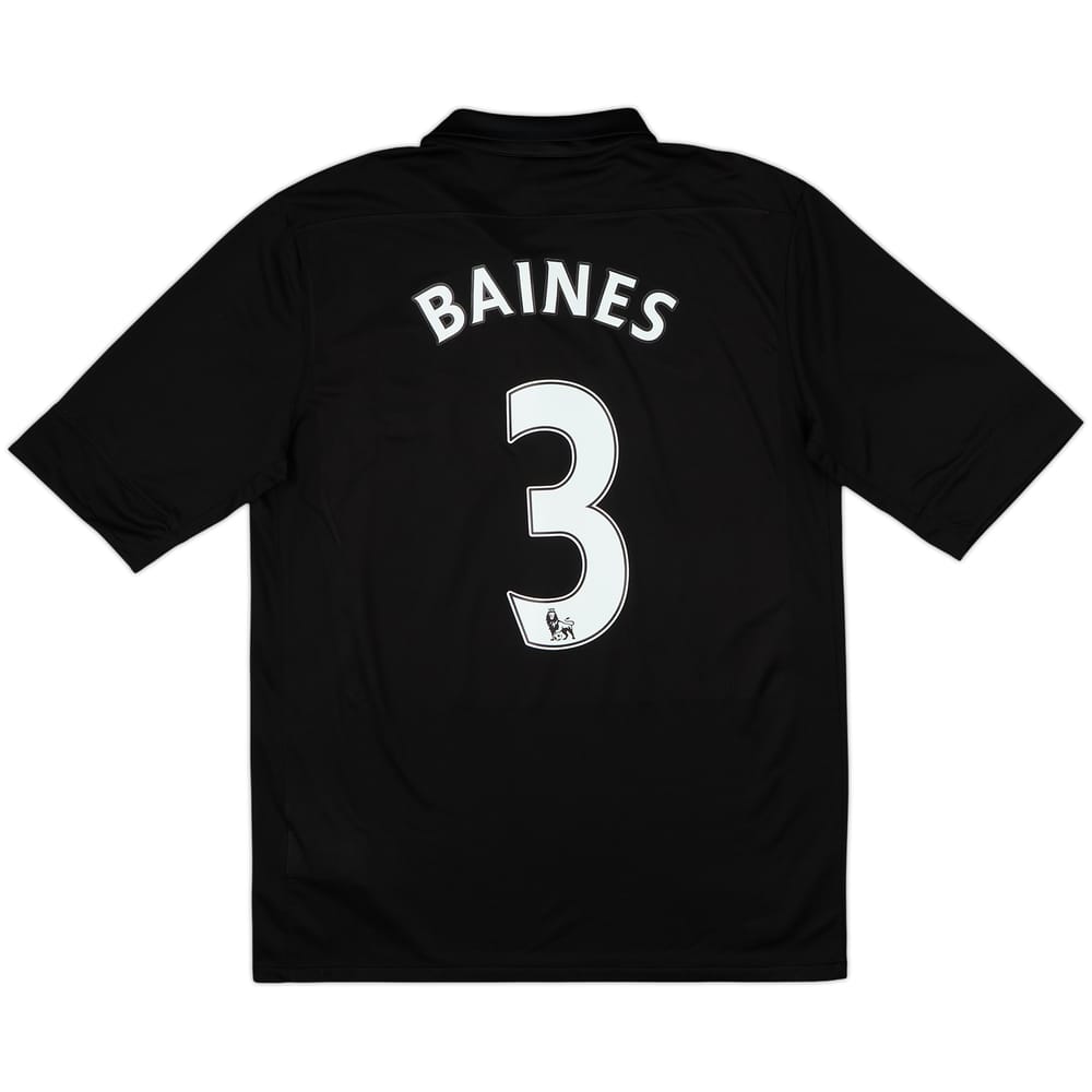 2012-13 Everton Away Shirt Baines #3 - 9/10 - (M)