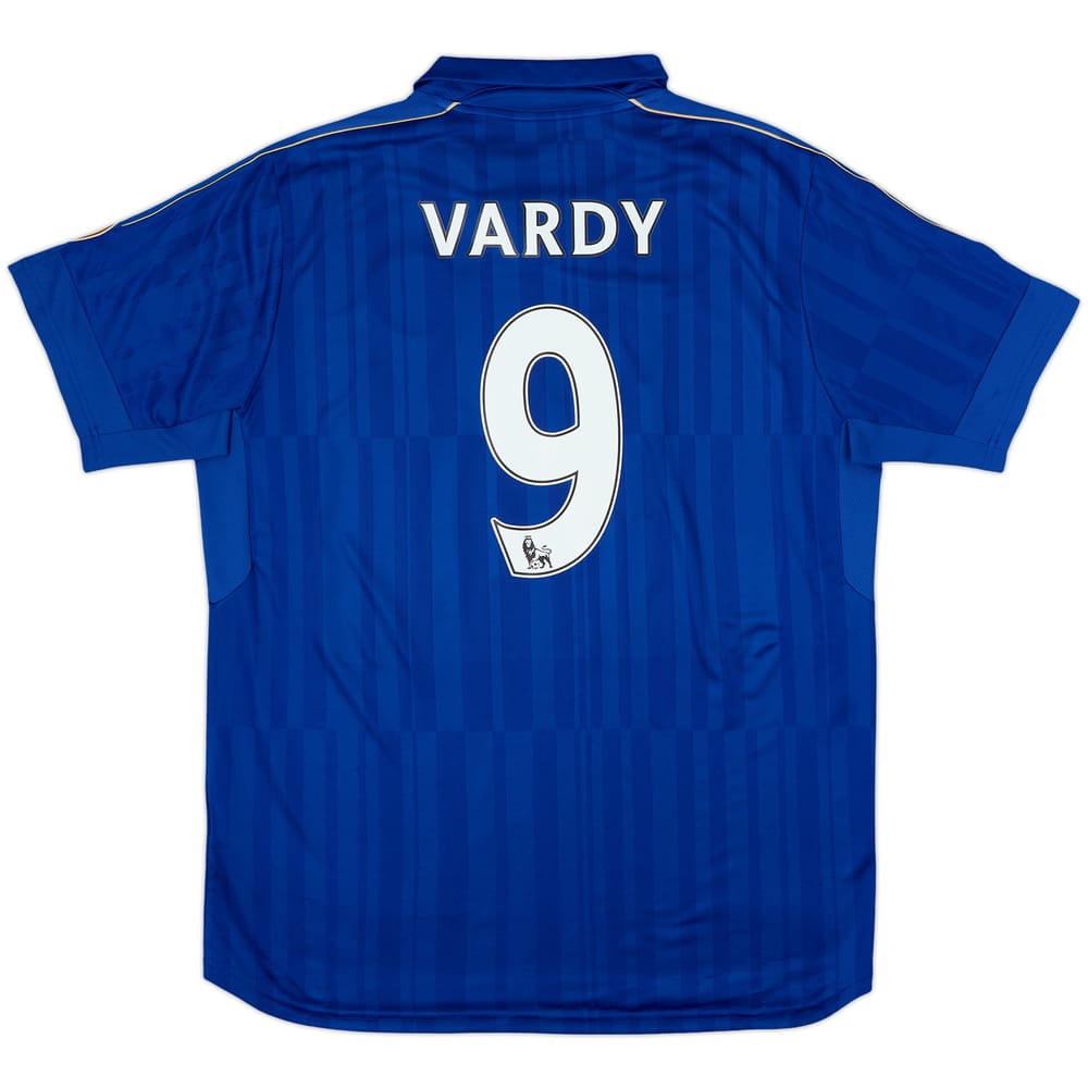 2016-17 Leicester Home Shirt Vardy #9 - 6/10 - (XL)
