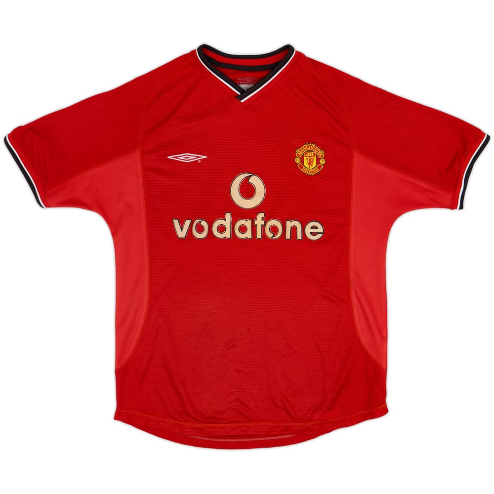 2000-02 Manchester United Home Shirt - 4/10 - (XL.Boys)