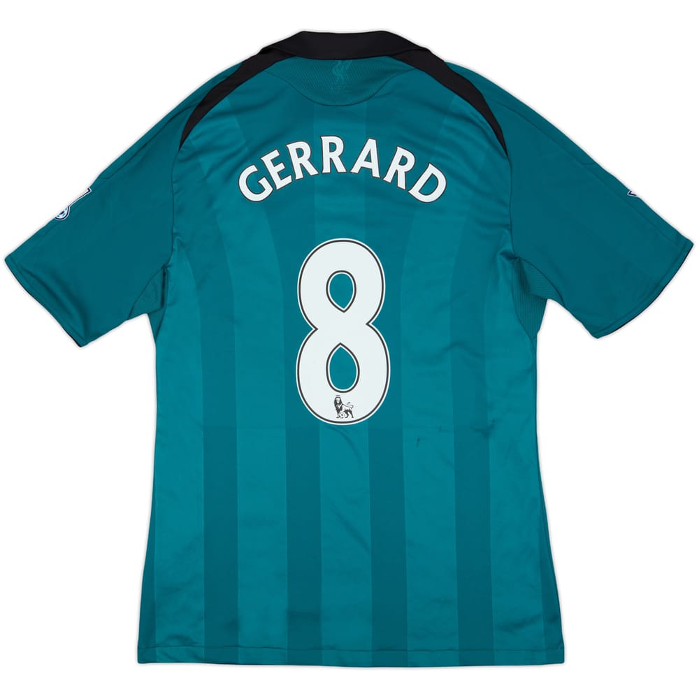 2008-09 Liverpool Tercera Camiseta Gerrard #8 - 7/10 - (M)