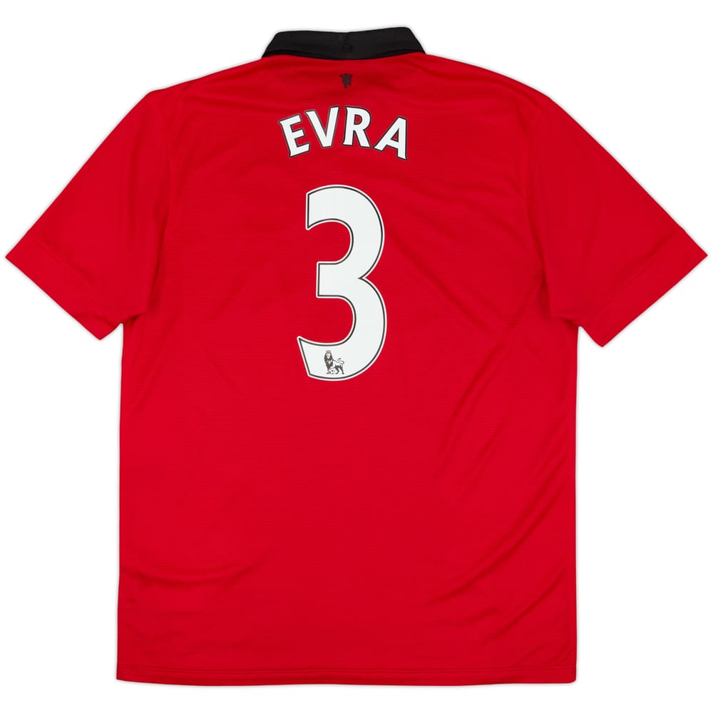 Camiseta de local del Manchester United 2013-14 Evra #3 - 6/10 - (L)
