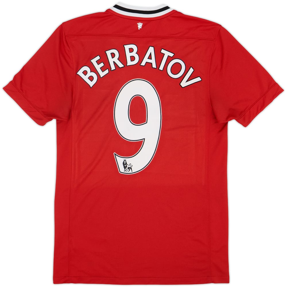 2011-12 Manchester United Home Shirt Berbatov #9 - 8/10 - (S)