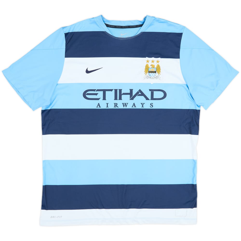 2013-14 Manchester City Nike Camiseta de entrenamiento - 8/10 - (XL)
