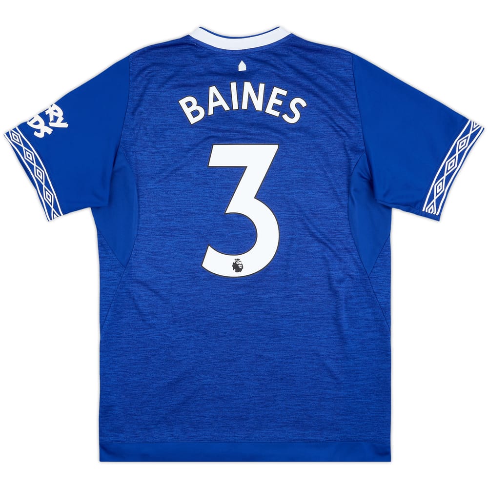 2018-19 Everton Home Shirt Baines #3 - 9/10 - (L)