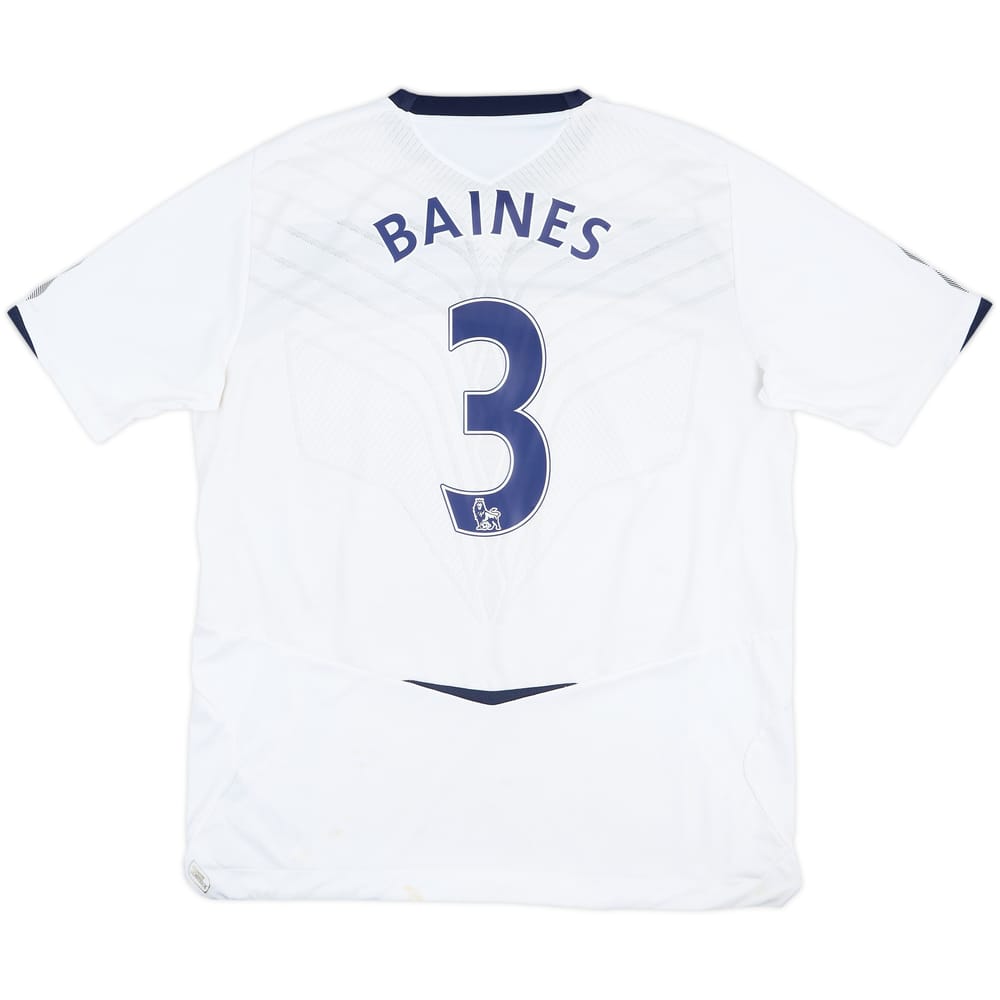 2008-09 Everton Away Shirt Baines #3 - 6/10 - (XL)