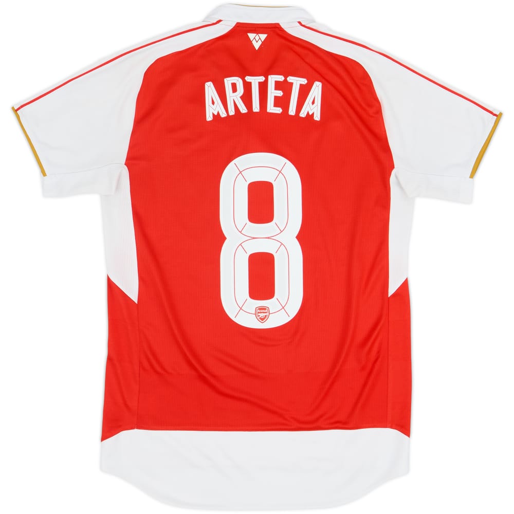 2015-16 Arsenal Camiseta Local Arteta #8 - 7/10 - (S)