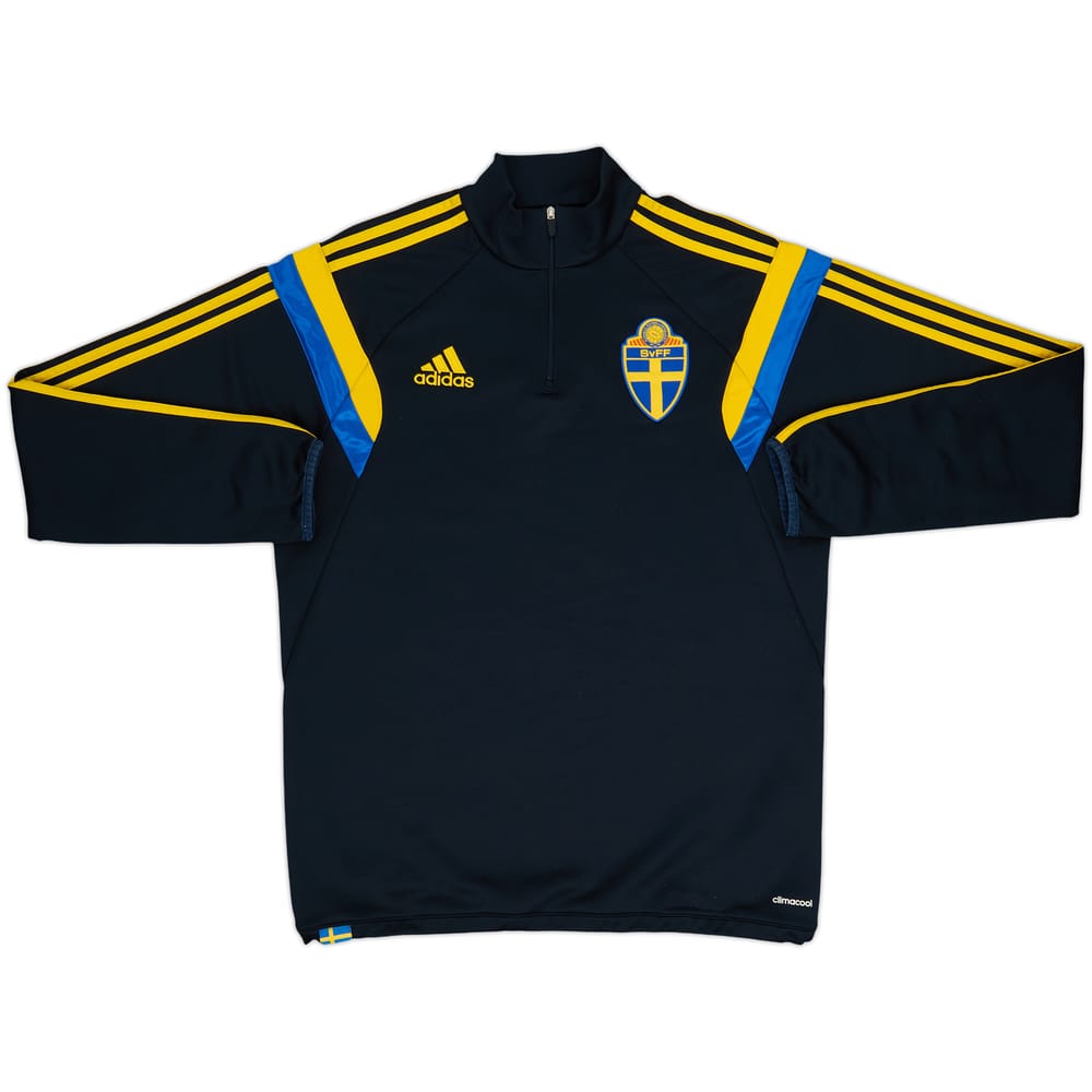 2013-14 Suecia adidas Top de entrenamiento con cremallera 1/4 - 8/10 - (L)