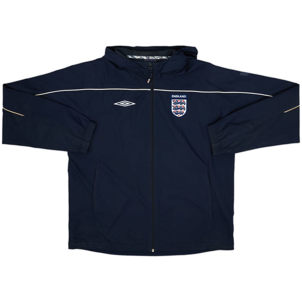 2007-09 England Umbro Hooded Rain Jacket - 8/10 - (L)