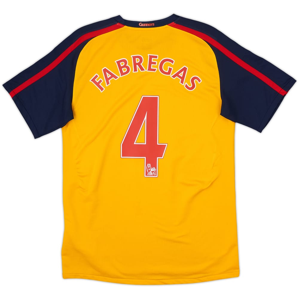 2008-09 Arsenal Away Shirt Fabregas #4 - 8/10 - (S)