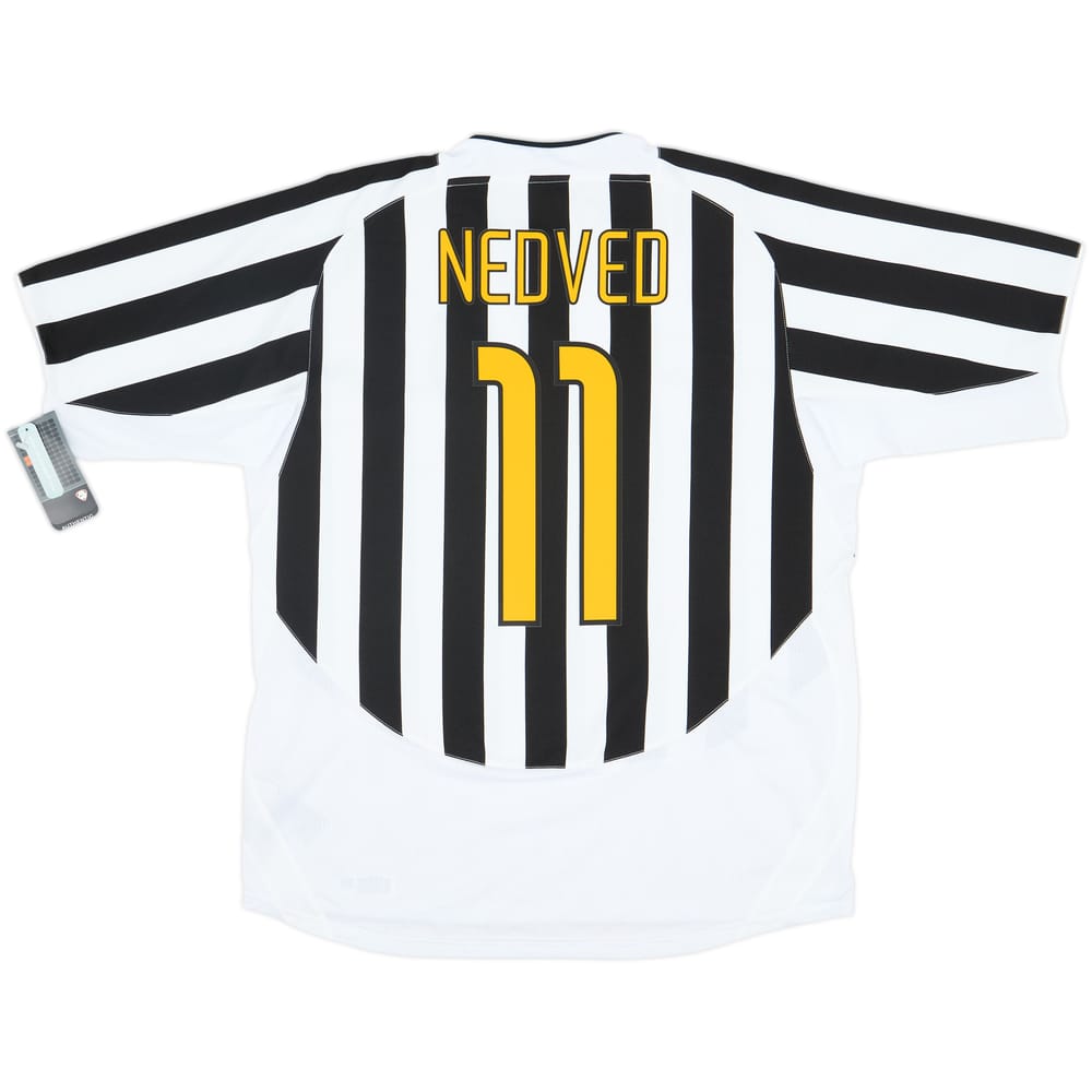 2003-04 Juventus Home Shirt Nedved #11 (XL)