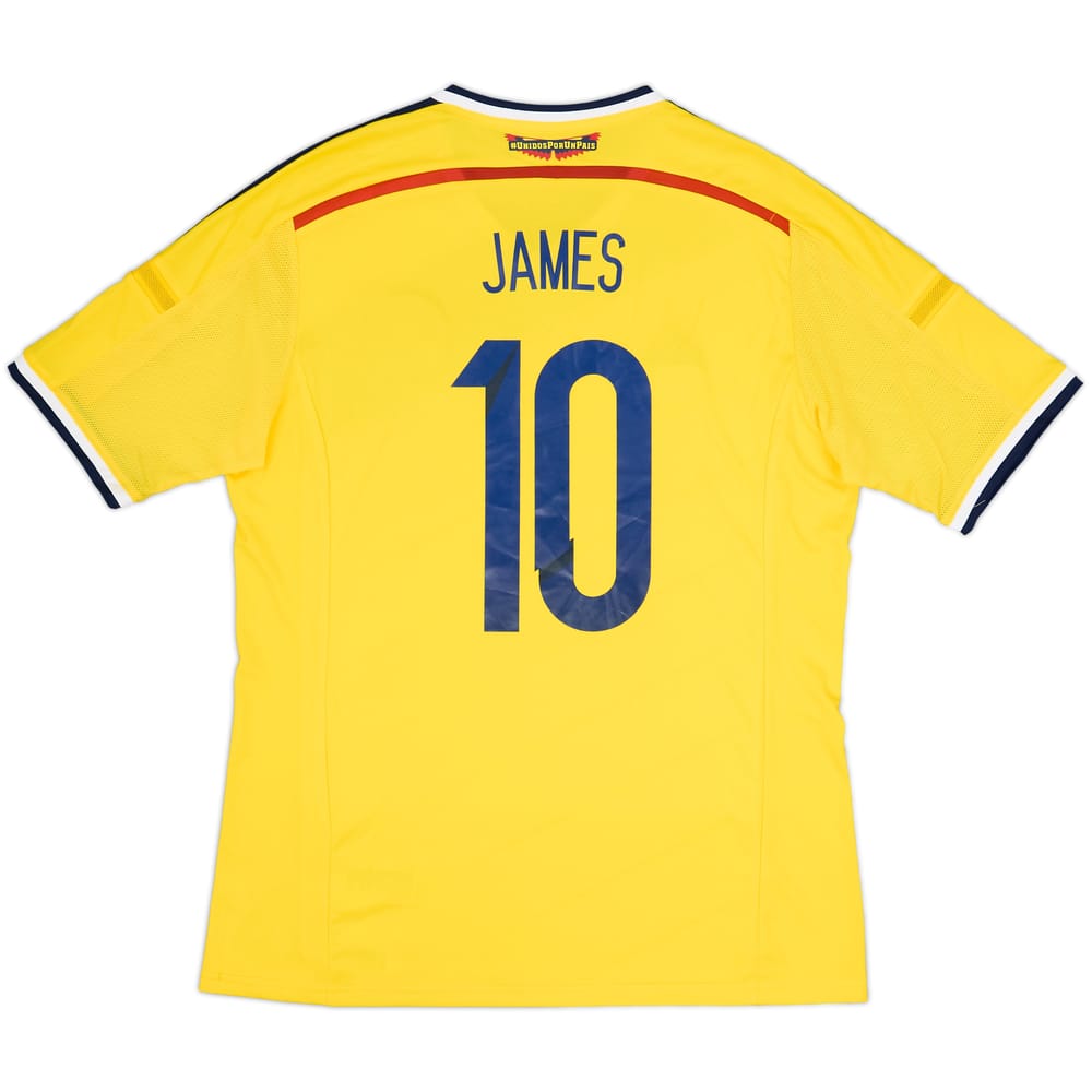 2014-15 Colombia Home Shirt James #10 - 8/10 - (L)