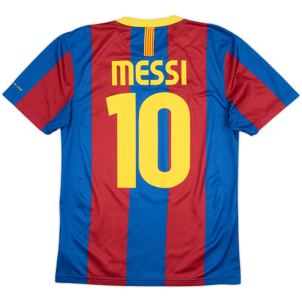 Camiseta Basic de local del Barcelona 2010-11 con Messi #10 - 10/10 - (S)