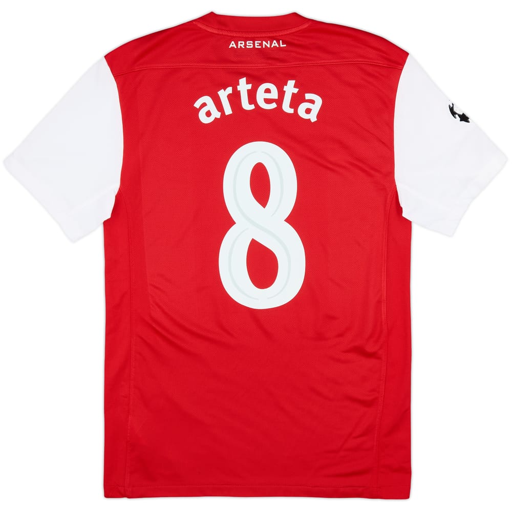2011-12 Arsenal Home Shirt Arteta #8 - 7/10 - (S)