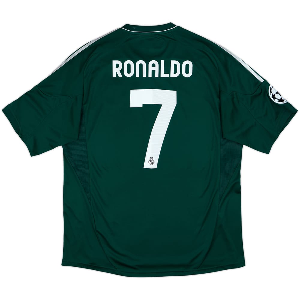 Camiseta de la tercera equipación CL del Real Madrid 2012-13 Ronaldo #7 - 8/10 - (XL)