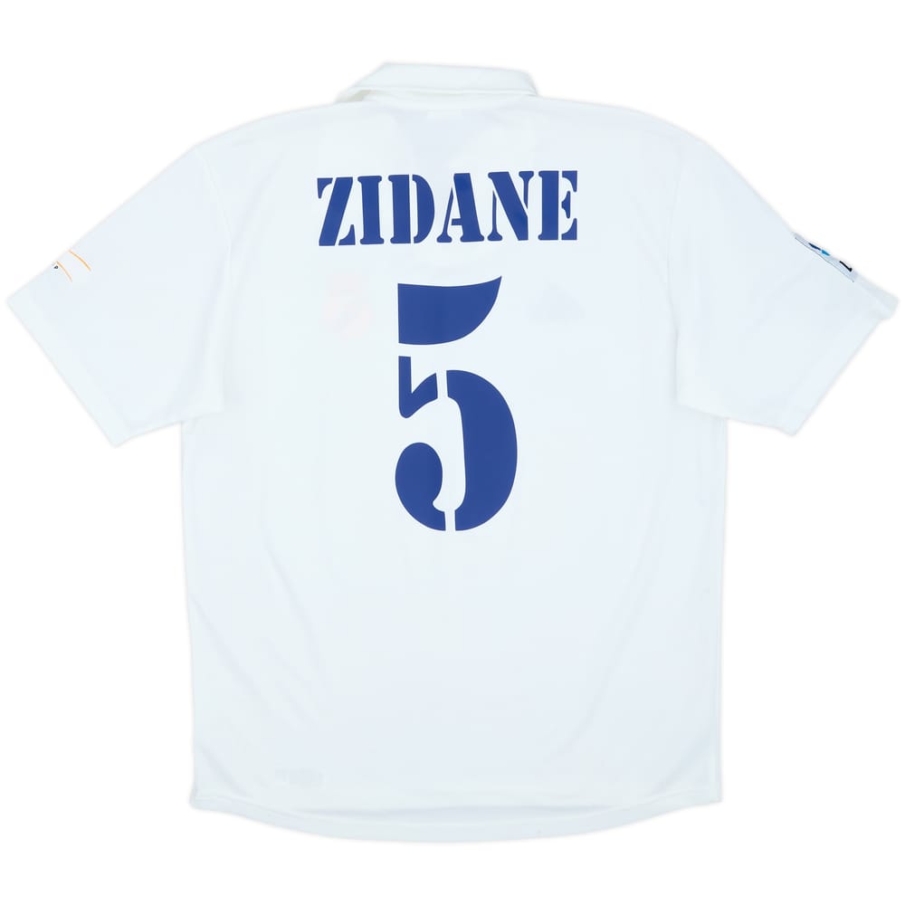 2001 Real Madrid Home Shirt Zidane #5 - 9/10 - (M)