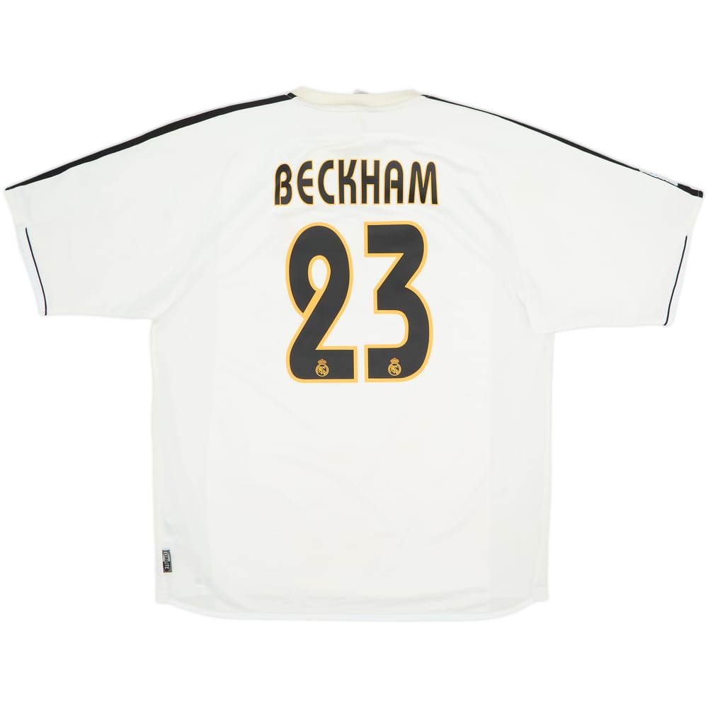 2003-04 Real Madrid Home Shirt Beckham #23 - 6/10 - (L)