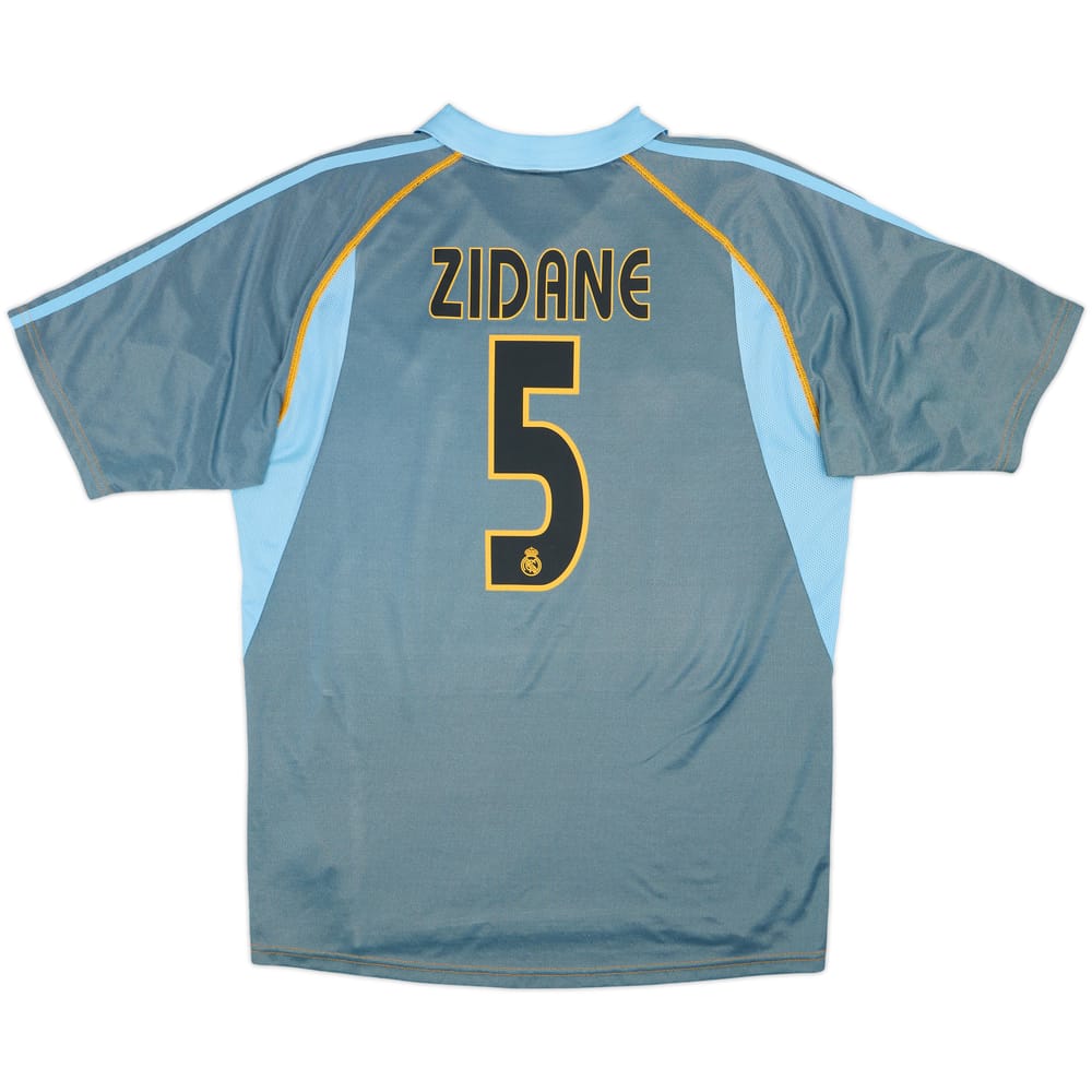 2003-04 Real Madrid Tercera Camiseta Zidane #5 - 7/10 - (M)