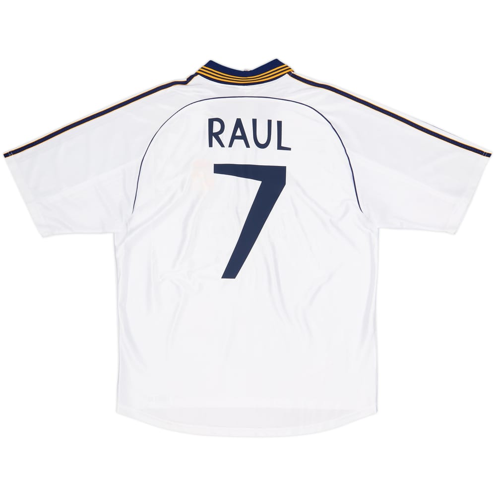 1998-00 Real Madrid Camiseta de local Raúl #7 - 8/10 - (L)