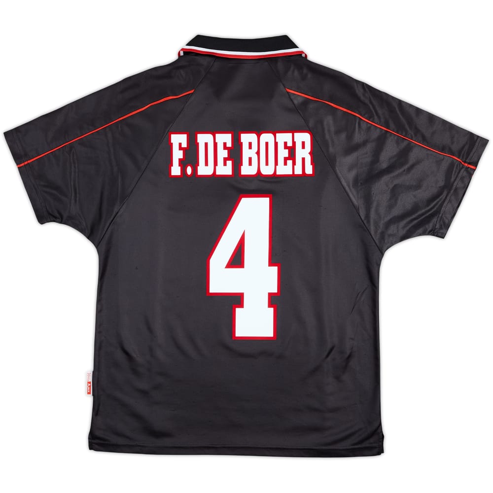 Camiseta de visitante del Ajax 1998-99 F.De Boer #4 - 7/10 - (S)