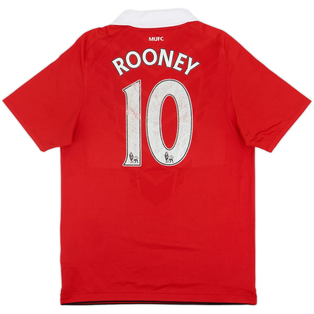 2010-11 Manchester United Home Shirt Rooney #10 - 4/10 - (M)