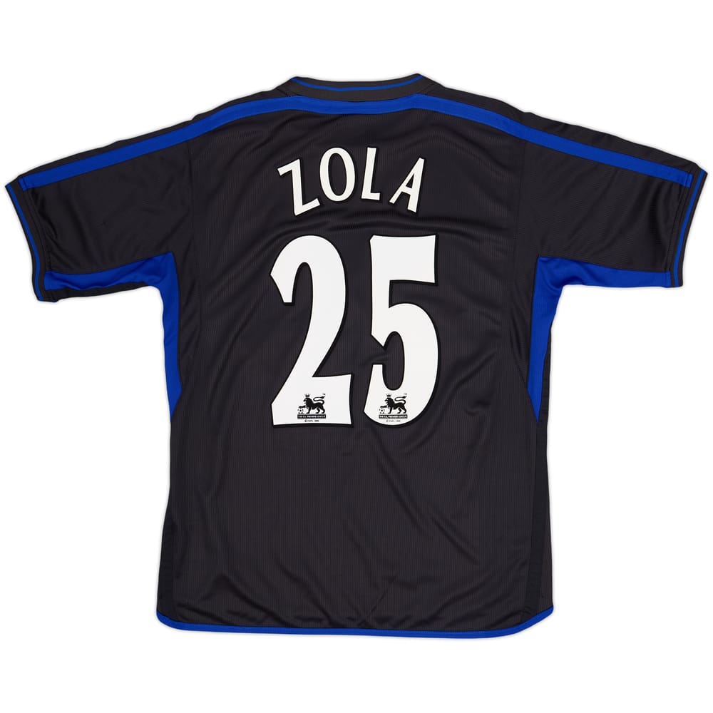 2002-04 Chelsea Away Shirt Zola #25 - 8/10 - (M)