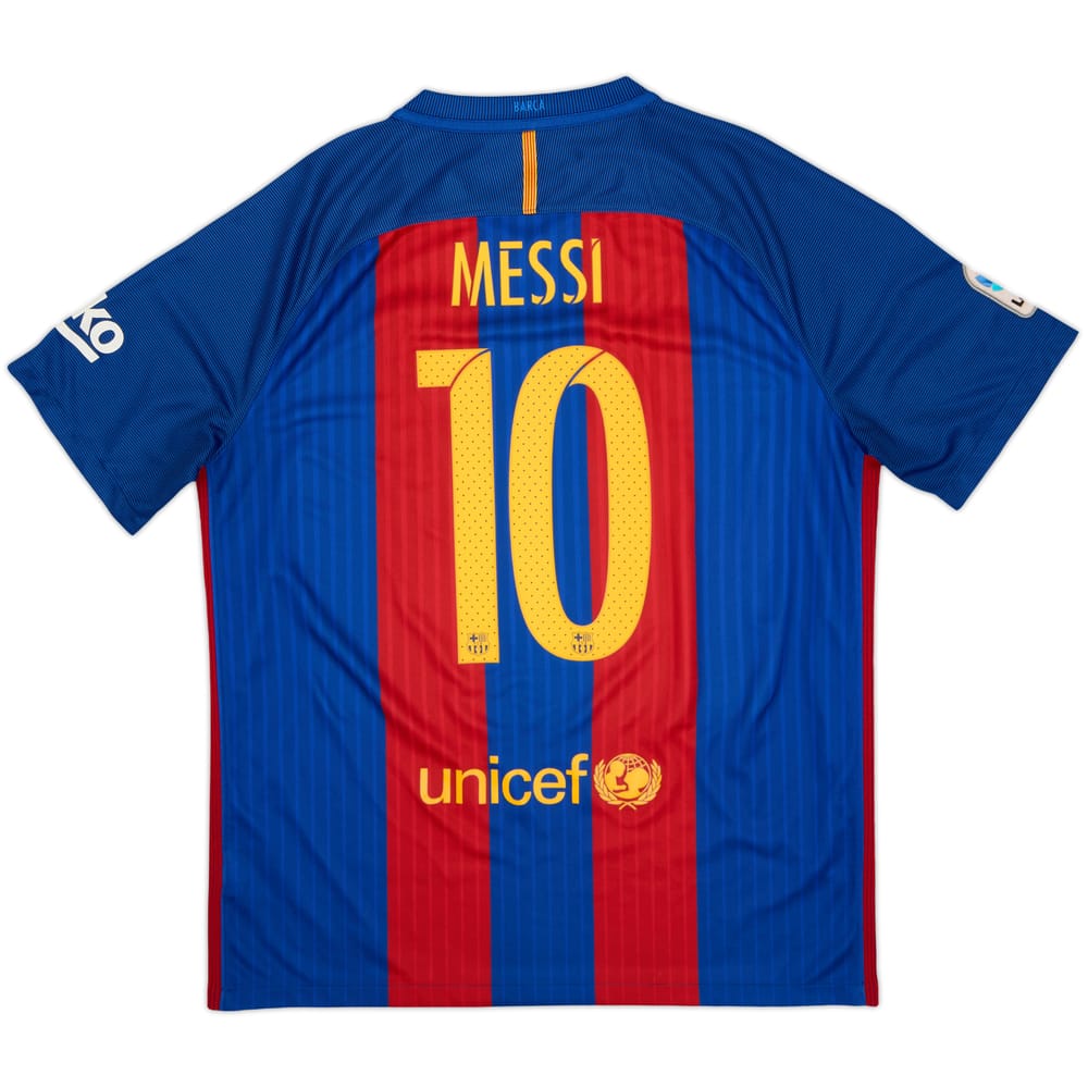 2016-17 Barcelona Home Shirt Messi #10 - 7/10 - (L)