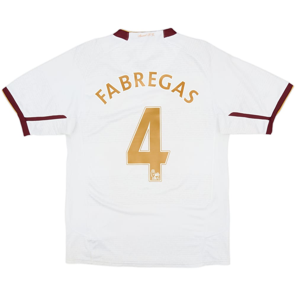 2007-08 Arsenal Away Shirt Fabregas #4 - 5/10 - (S)