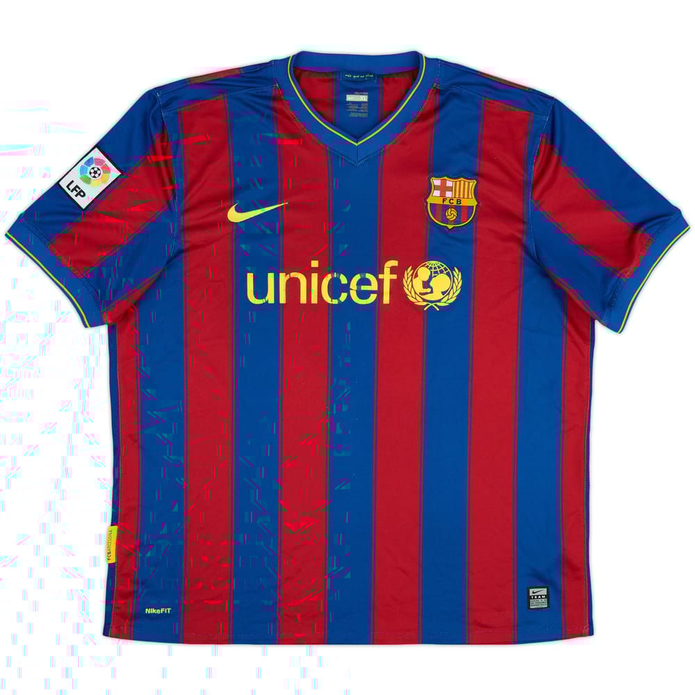 2009-10 Barcelona Home Shirt - 5/10 - (XL)