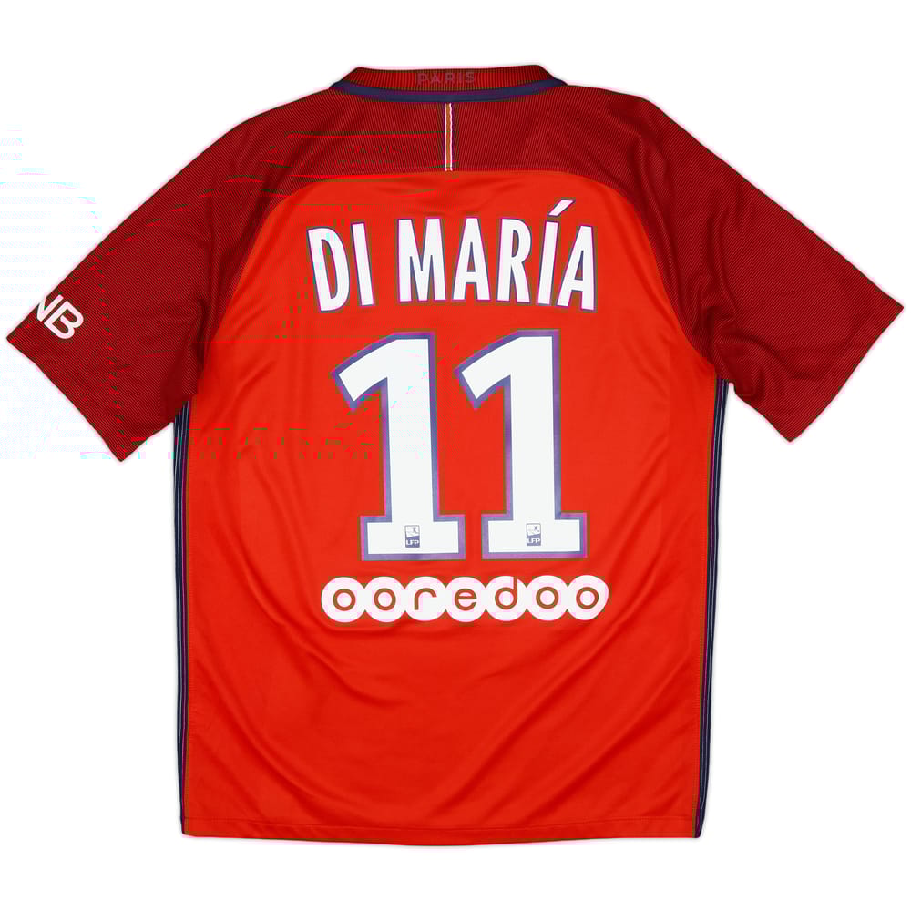2016-17 Paris Saint-Germain Away Shirt Di Maria #11 - 6/10 - (M)