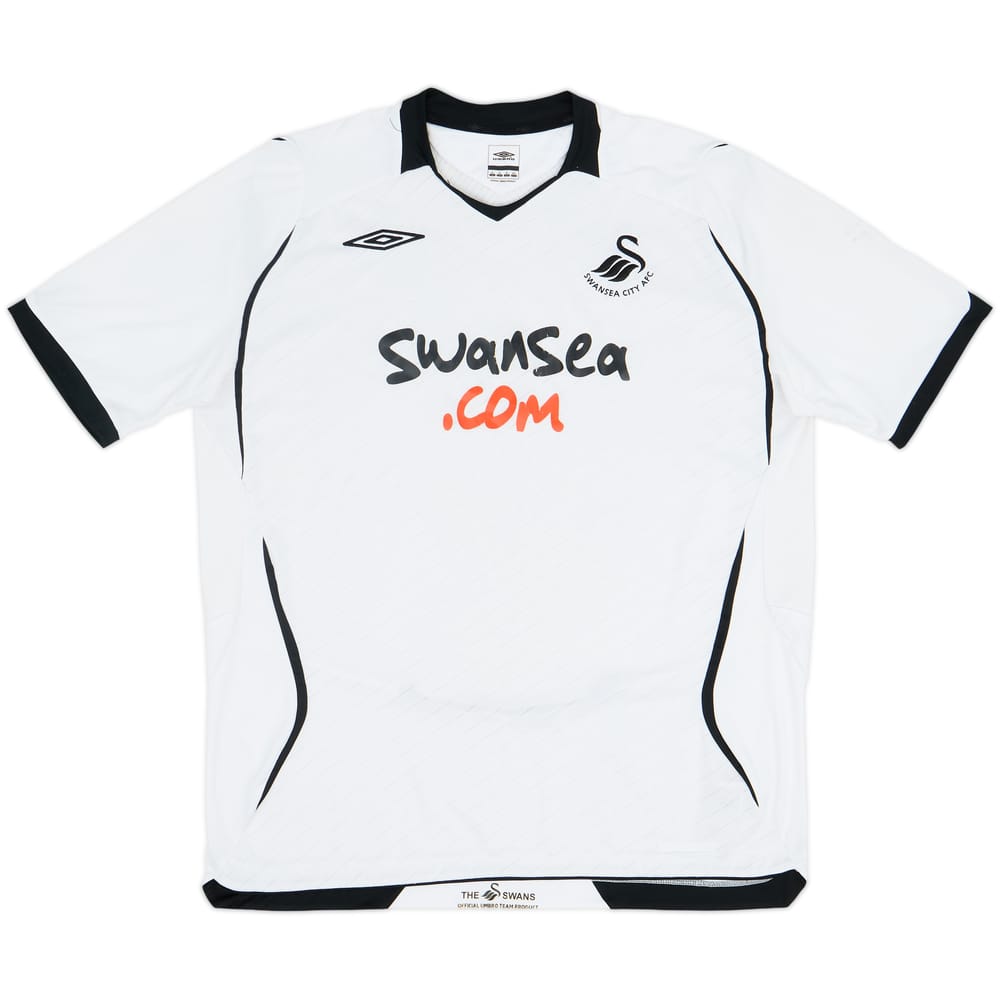 2008-09 Swansea Home Shirt - 6/10 - (XL)