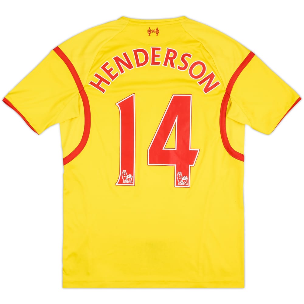 2014-15 Liverpool Away Shirt Henderson #14 - 6/10 - (M)